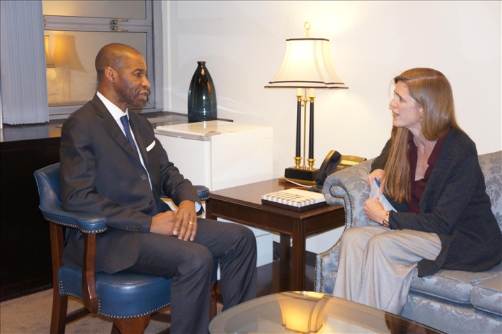 Nations unies/New York: l’Ambassadeur Youssoufou Bamba reçoit son homologue américain Samantha Power